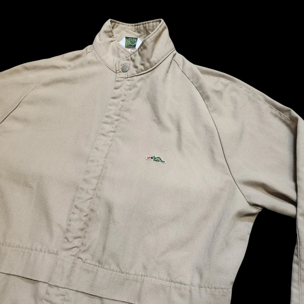 Lacoste Men's Beige Jacket Vintage 80s Made In Canada Rare - Picture 3 of 8